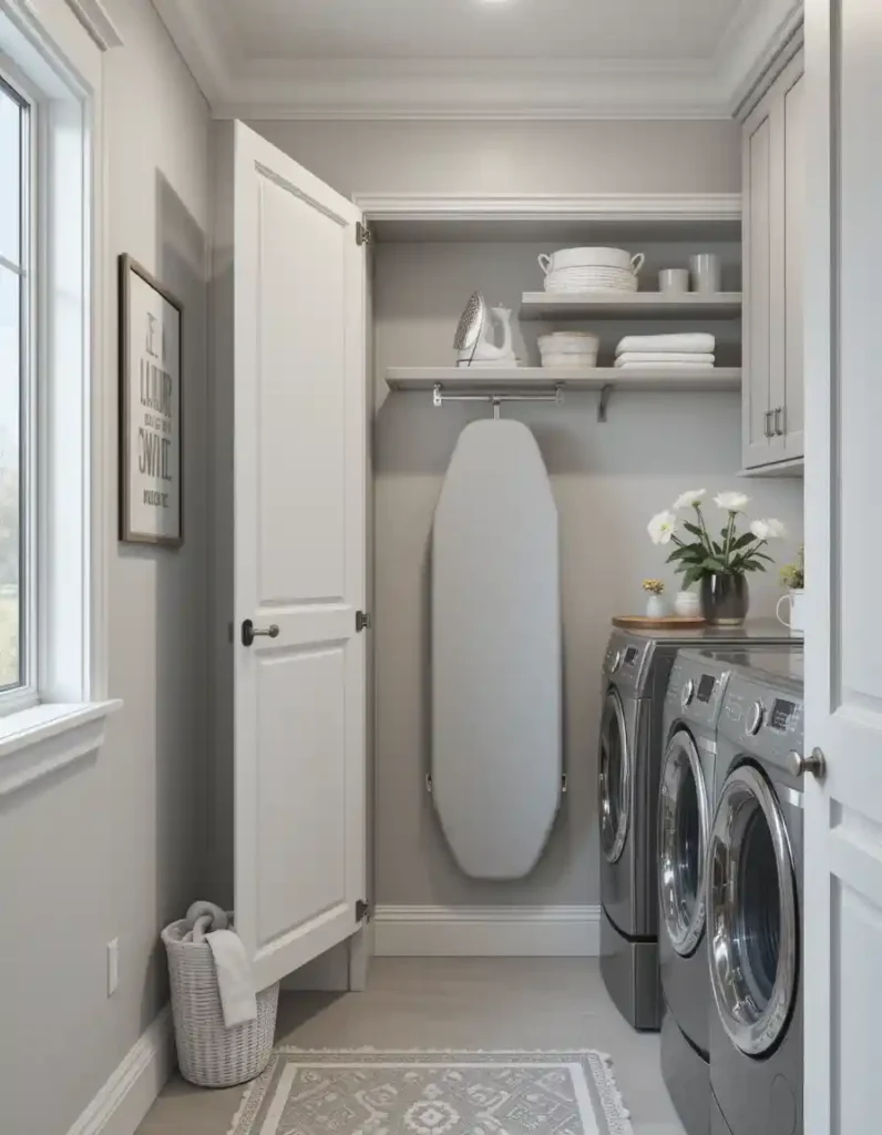 Try a Fold-Down Ironing Board