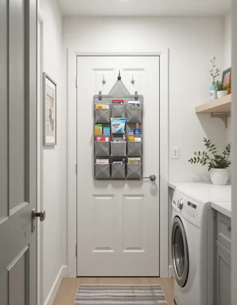 Turn the Back of the Door Into a Storage Wall