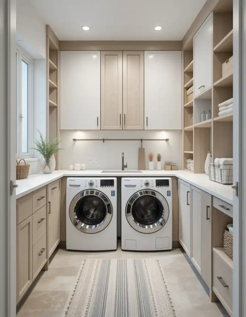 U-Shaped Laundry Statio
