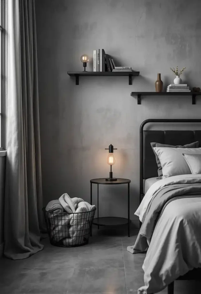 Use Black Metal Accents for an Industrial Touch