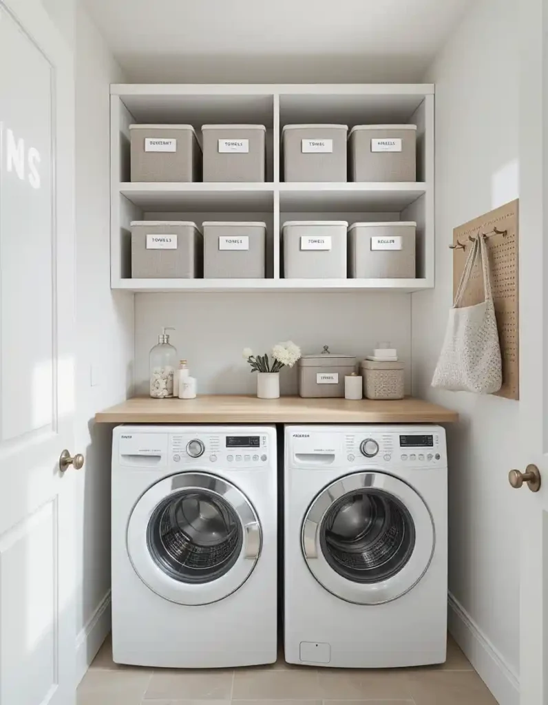 . Use Coordinated Storage Bins