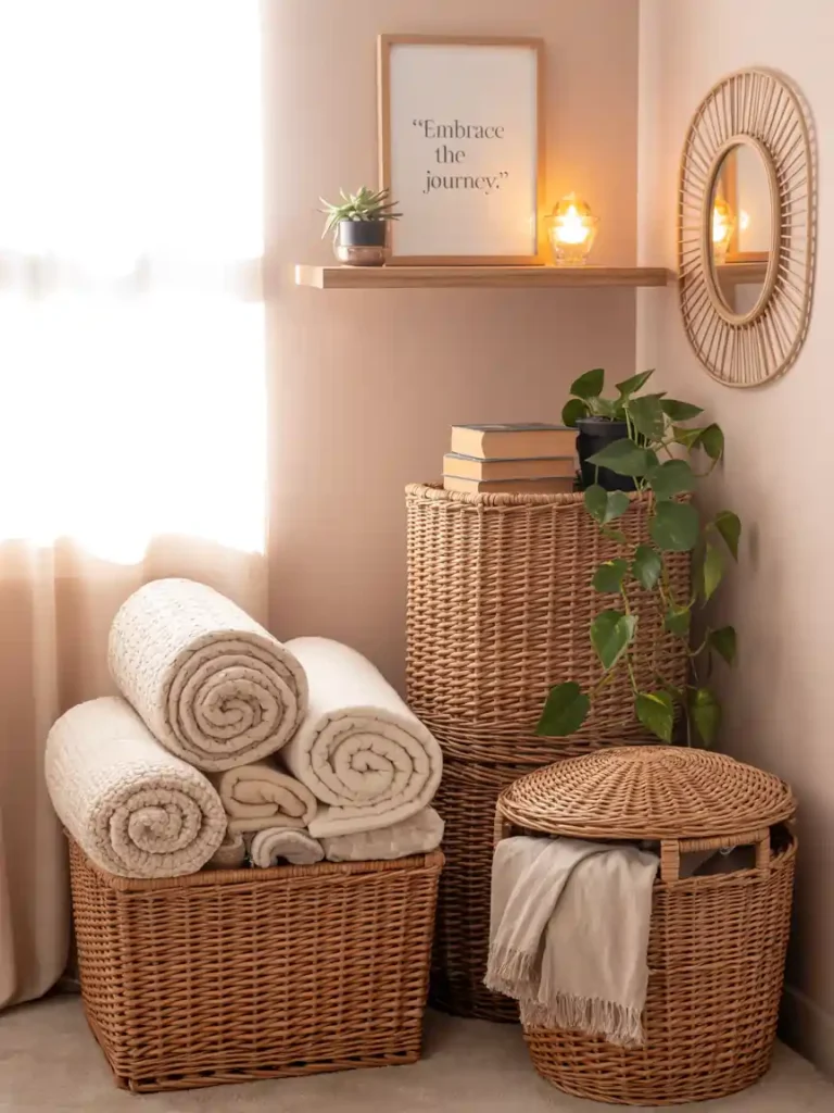 Use Decorative Baskets