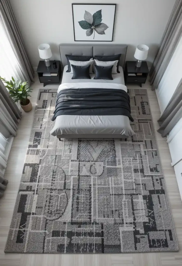Use Grey Area Rugs to Ground the Space