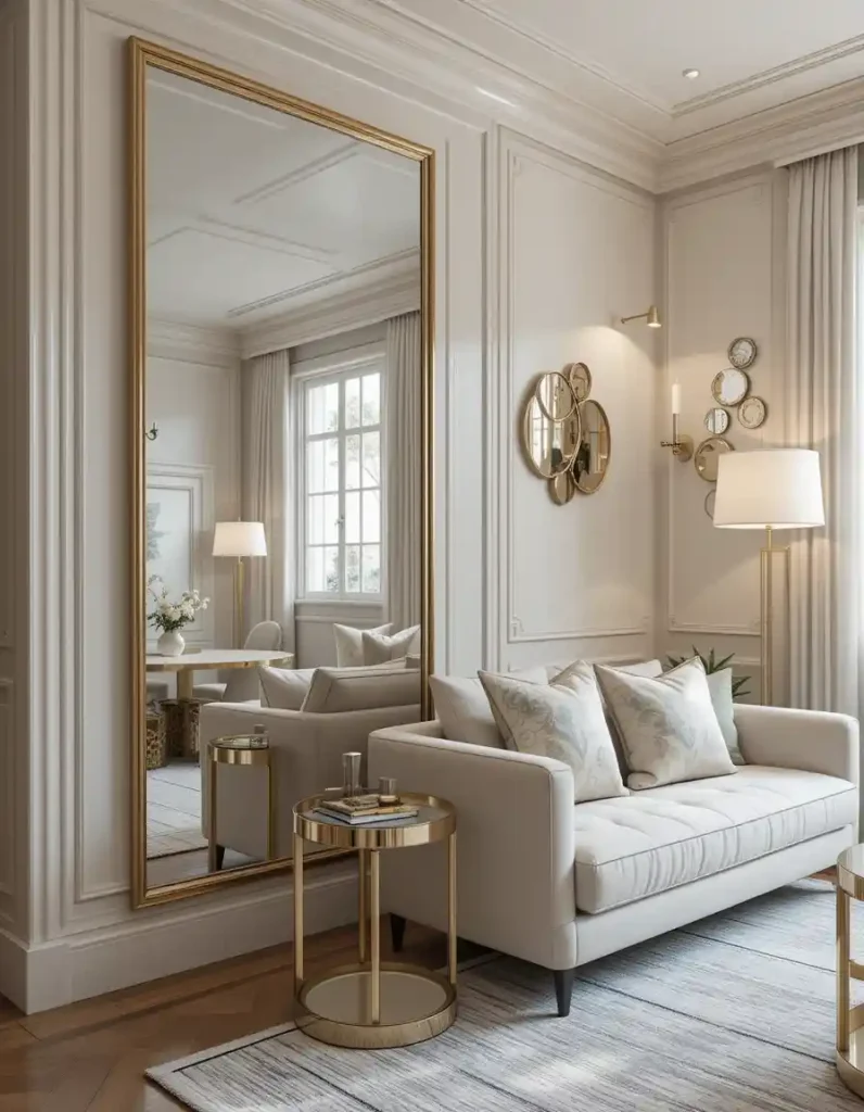 Use Mirrors to Double the Visual Space