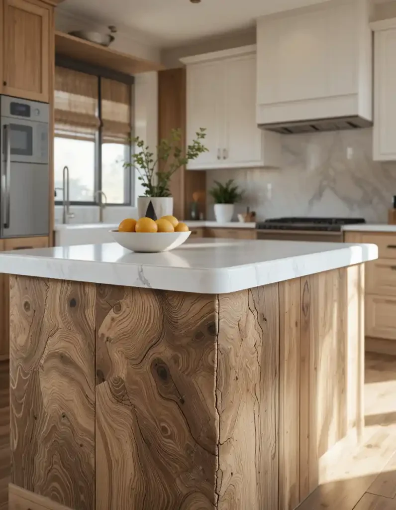 Use Natural Stone or Wood for Texture