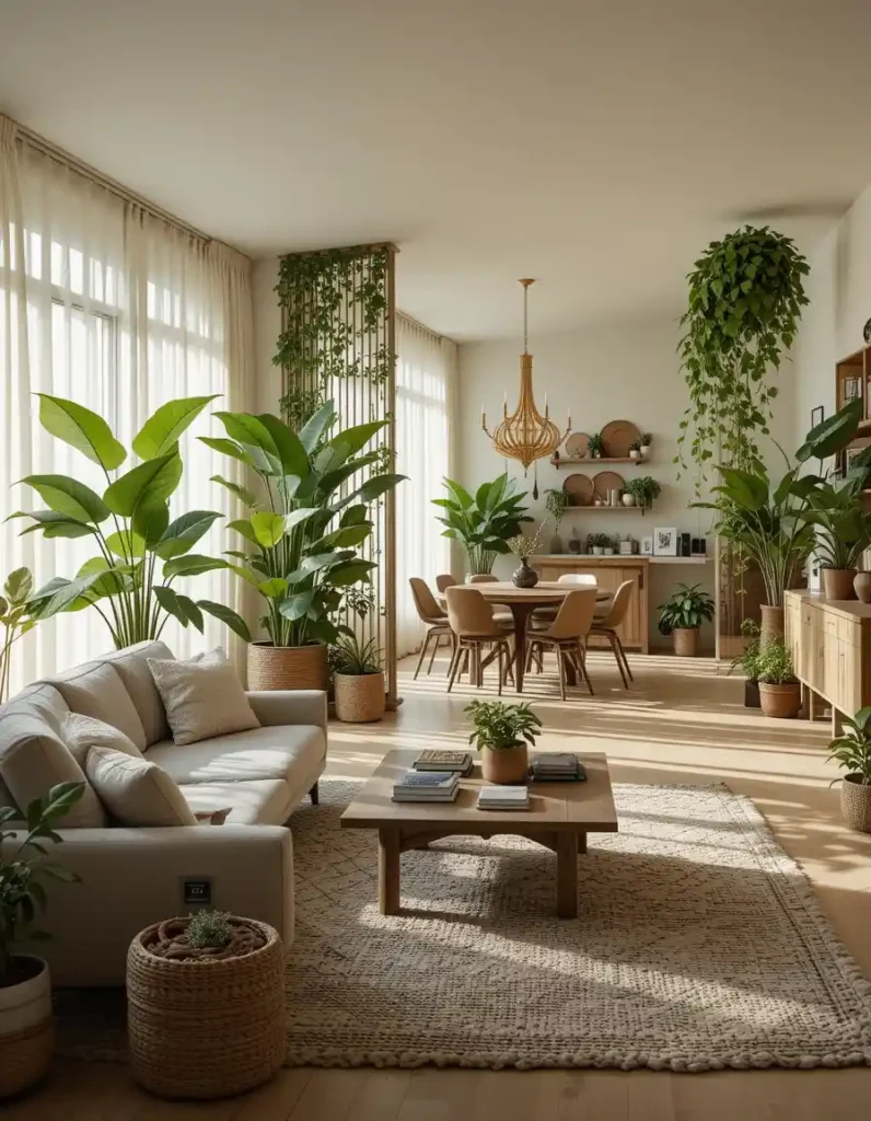  Use Plants as Natural Dividers