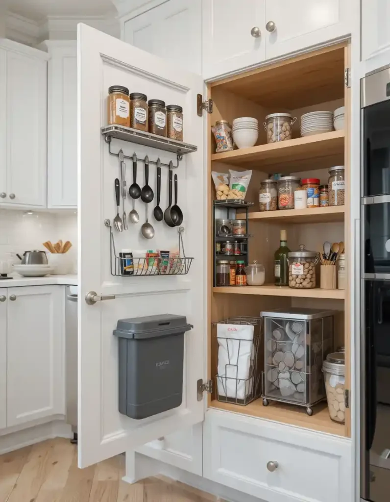 Use the Inside of Cabinet Doors