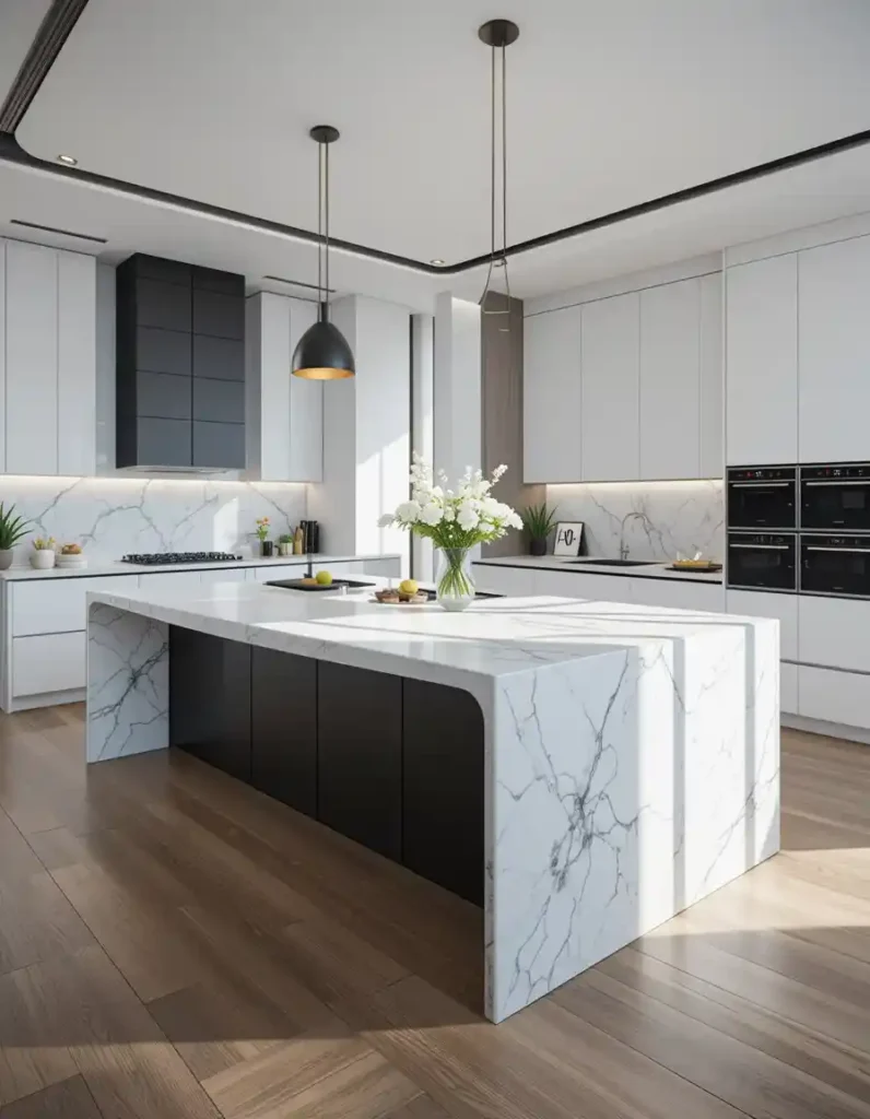  Waterfall Edges for That Modern-Luxe Look