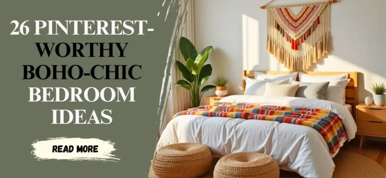 26 Boho-Chic Bedroom Ideas That Are Totally Pinterest-Worthy
