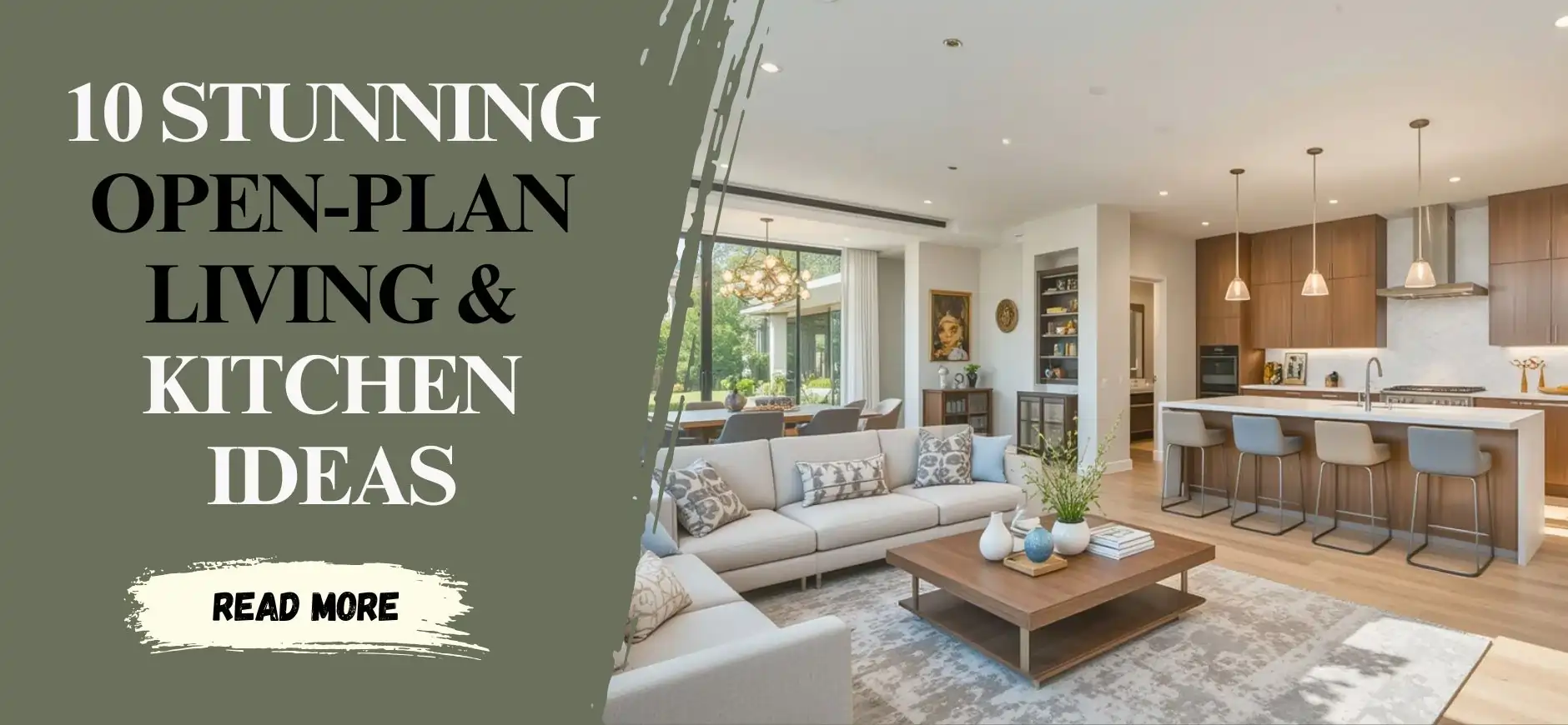 10 Beautiful Examples of Living Room and Kitchen Together