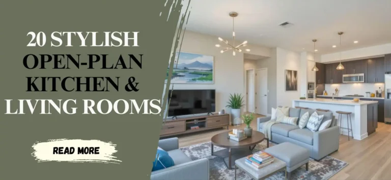 20 Stylish Open-Plan Kitchen & Living Rooms