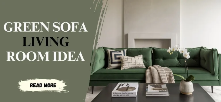 10 Designer Tips for Decorating Around a Green Sofa