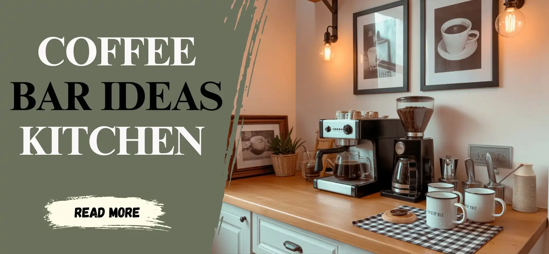 Coffee Bar Ideas Kitchen Counter