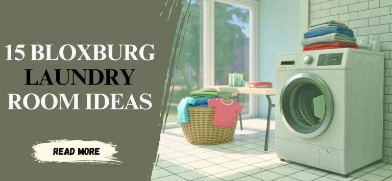 15 Bloxburg Laundry Room Ideas That Are Totally Aesthetic