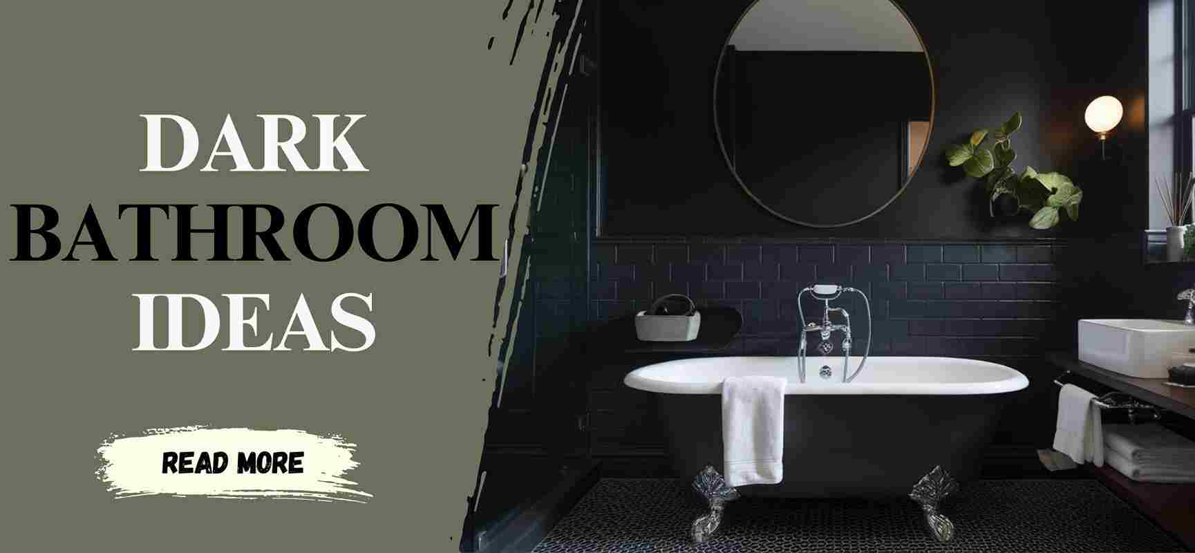 15 Dark Bathroom Ideas That Feel Chic, Moody & Modern