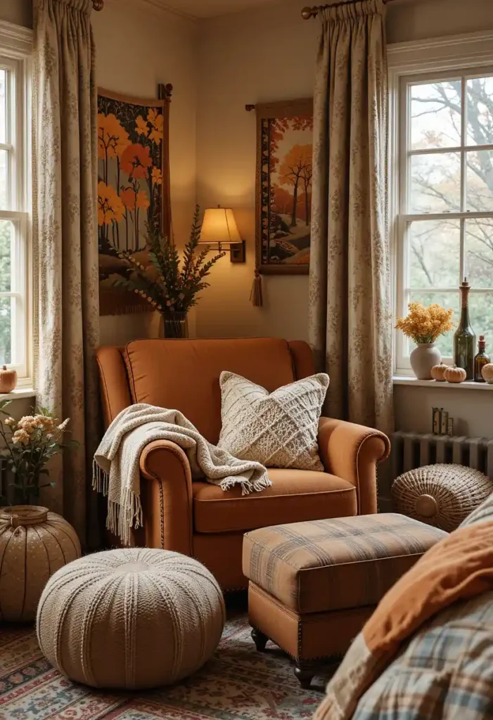 Add Cozy Textiles and Throws