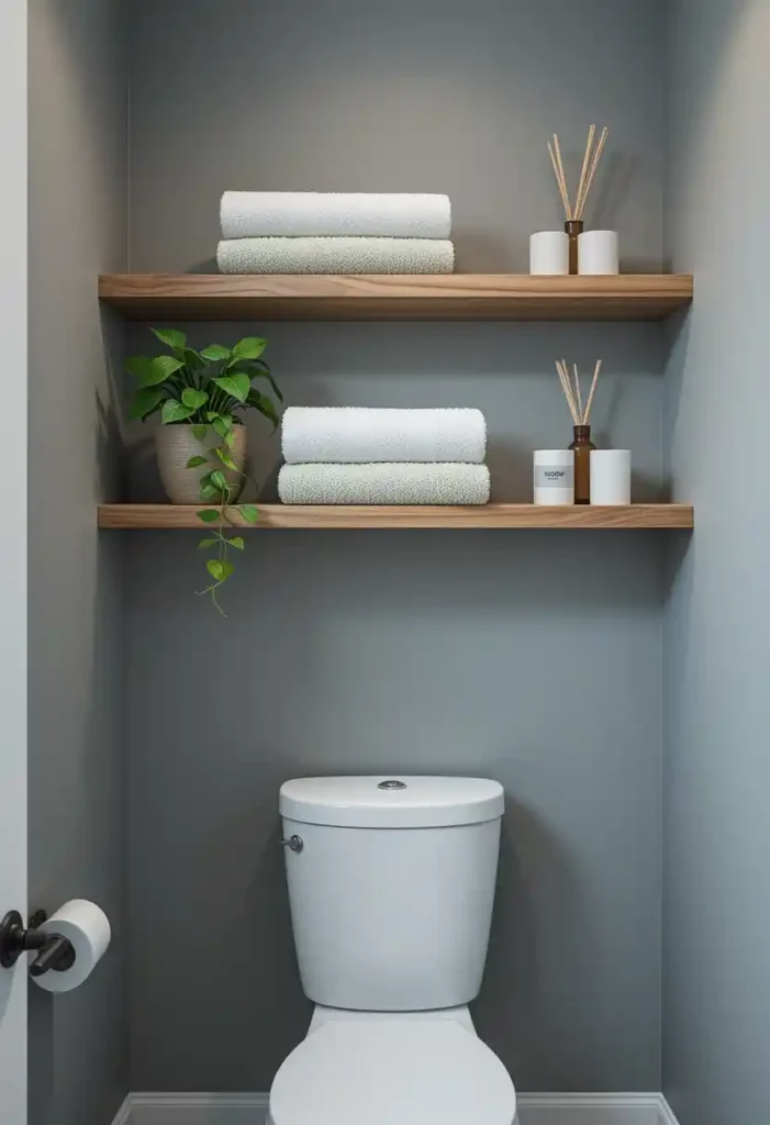 Add Floating Shelves for Style and Storage