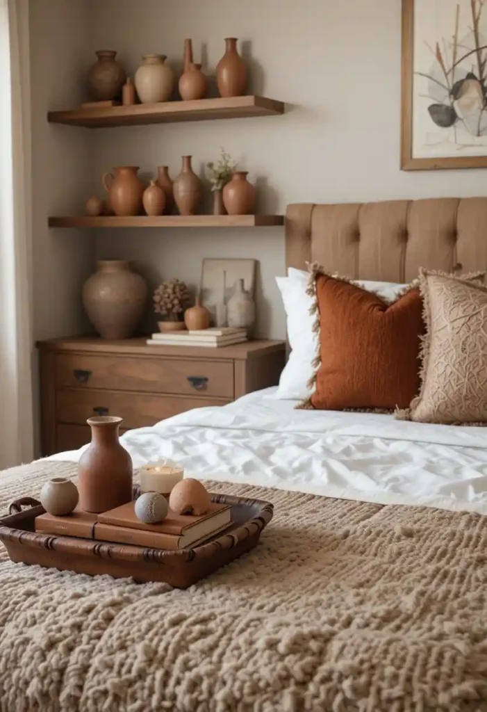 Add Personality with Small Décor in Varying Shades