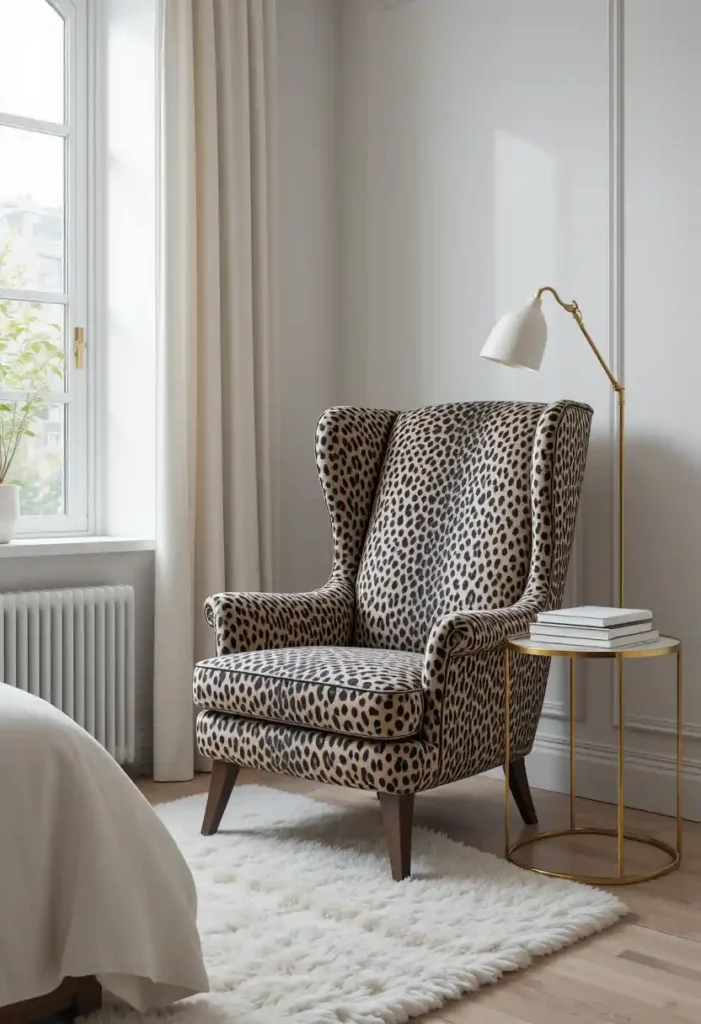  Add a Statement Leopard Chair