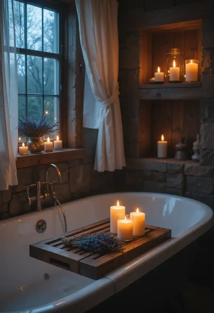 Adding Candles for Ultimate Coziness