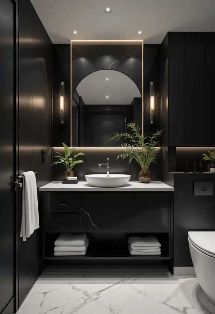 Balance Dark Elements with Light Features