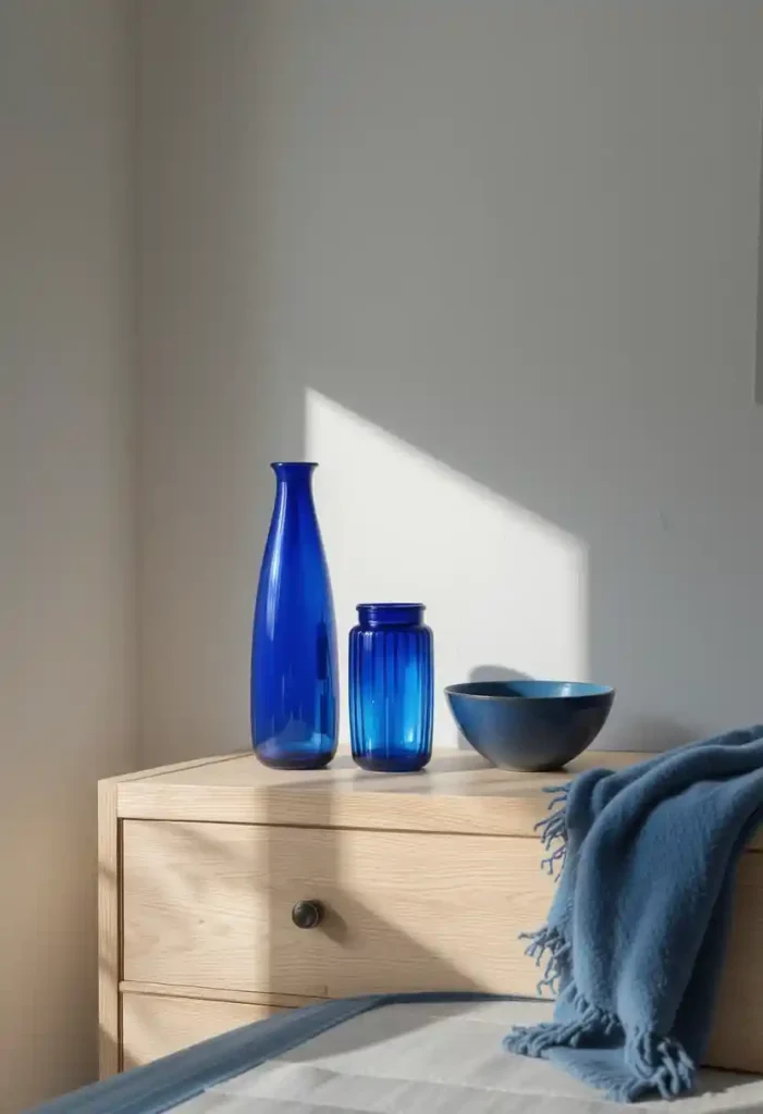 Blue Vases and Decorative Objects