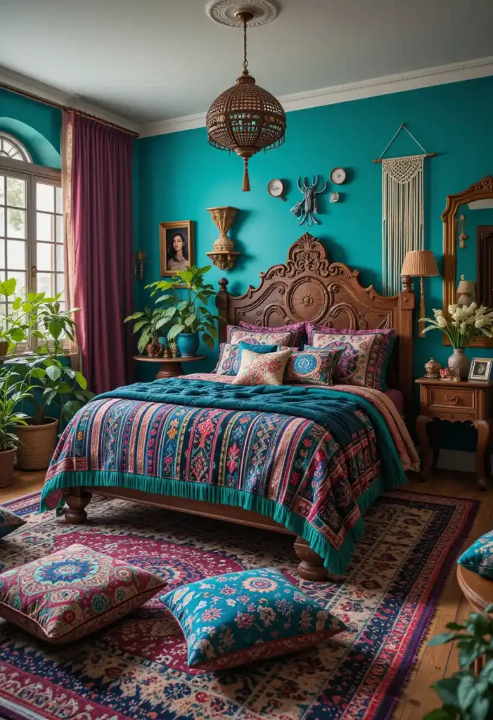 Bohemian Turquoise and Jewel Tones
