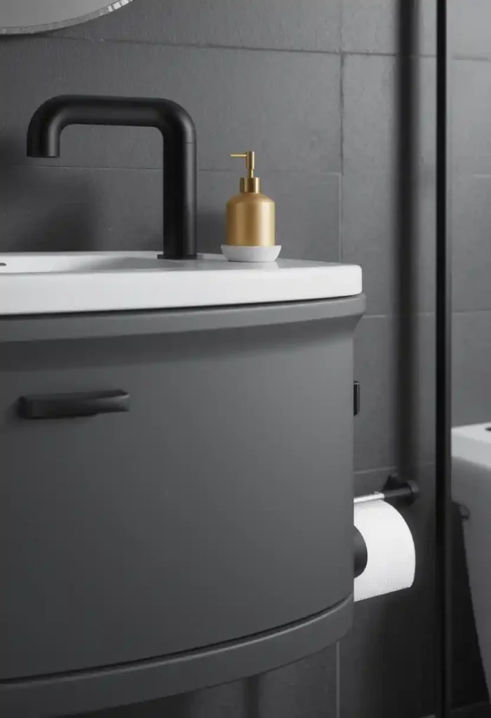 Bold Black Fixtures and Hardware