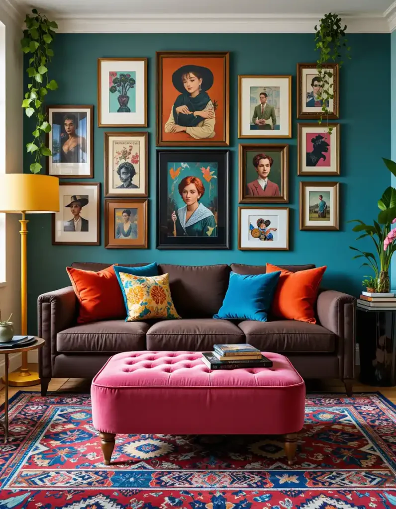 Bold Eclectic with Pops of Color and Personality