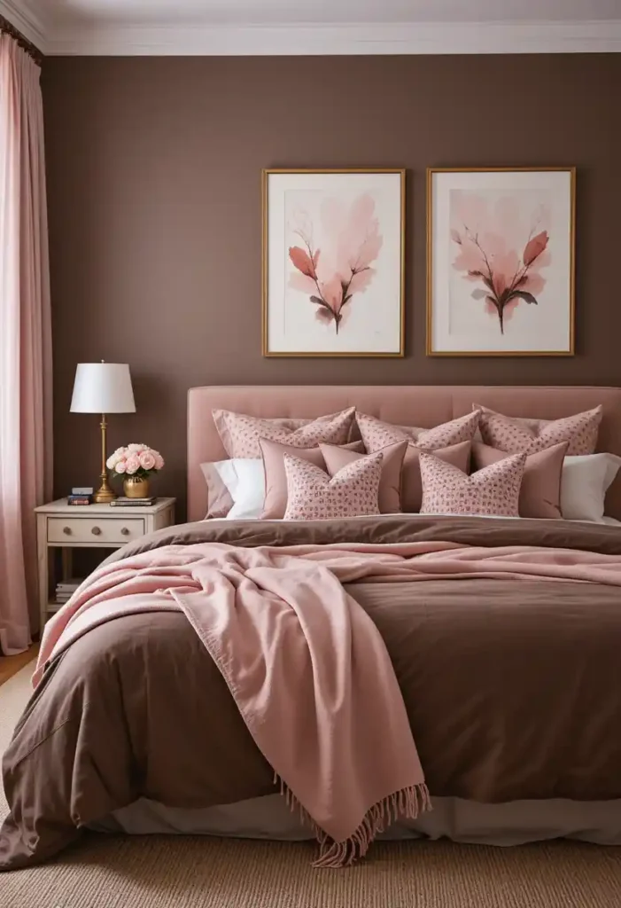 Brown and Blush