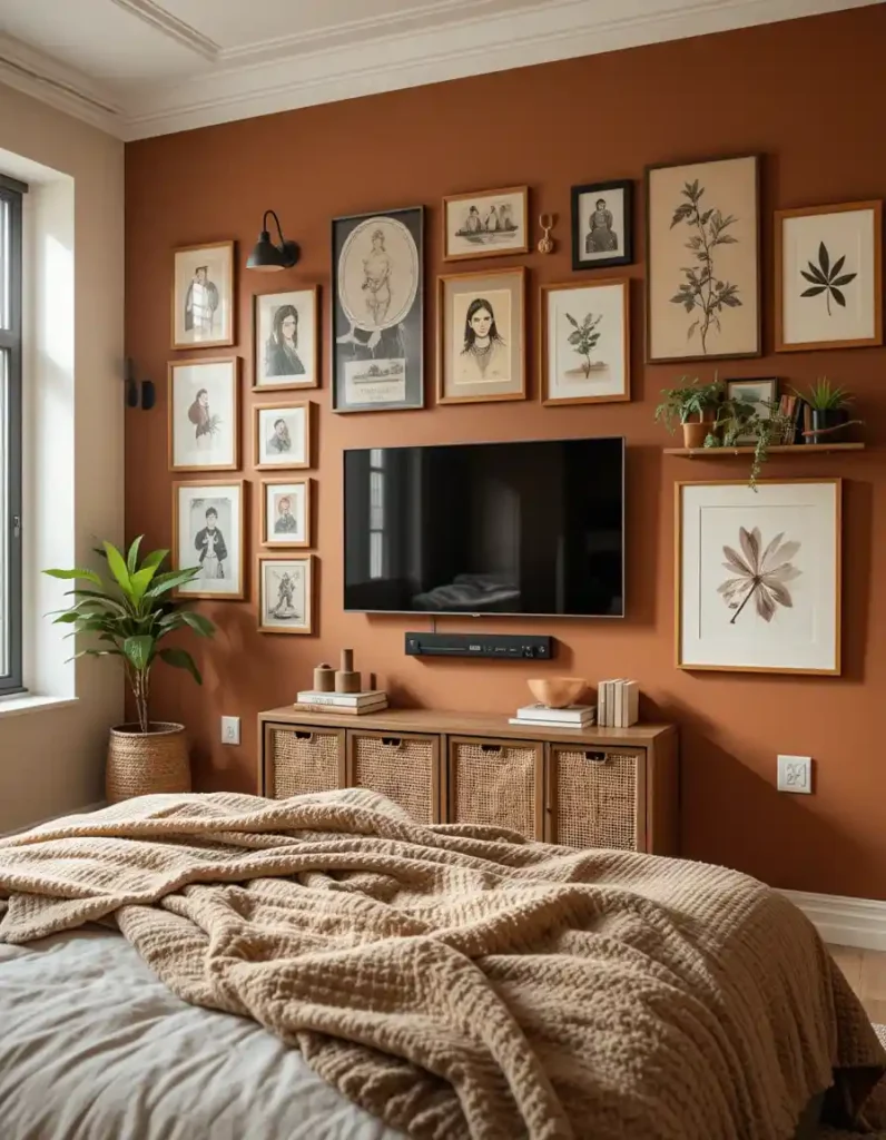 Build a Gallery Wall Around the TV