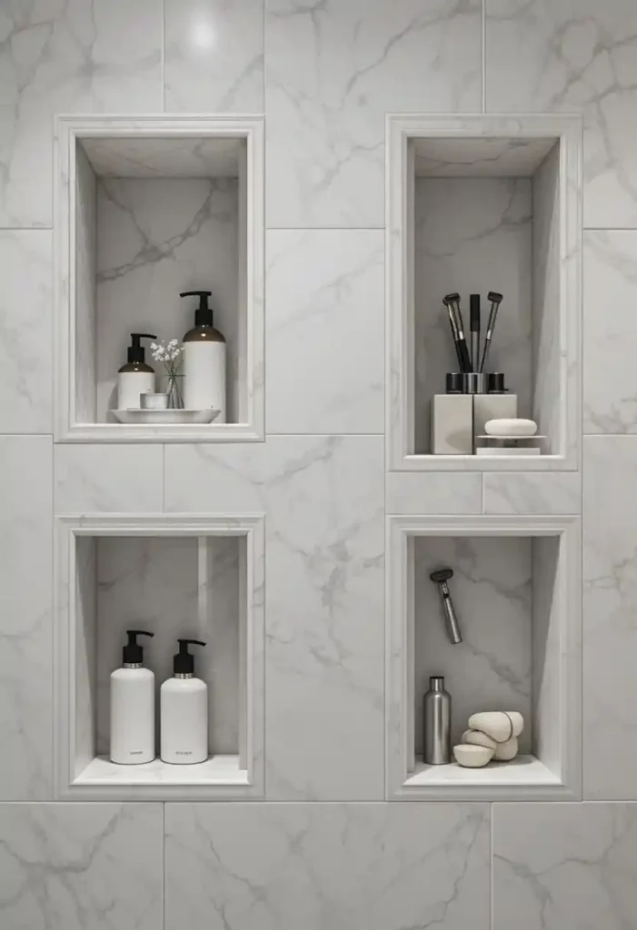 Built-in Niches and Shelving