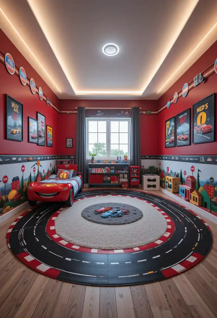 Car Track Border