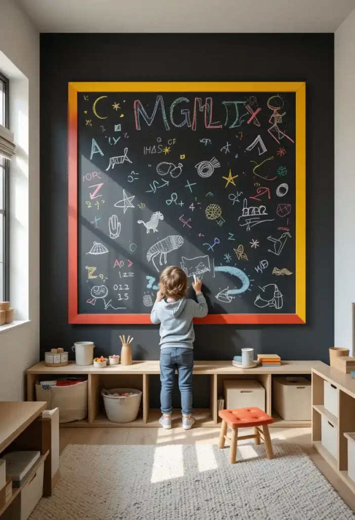 Chalkboard Paint Sections