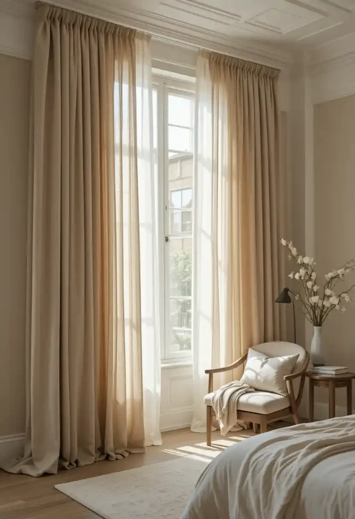 . Choose Window Treatments That Feel Soft & Natural