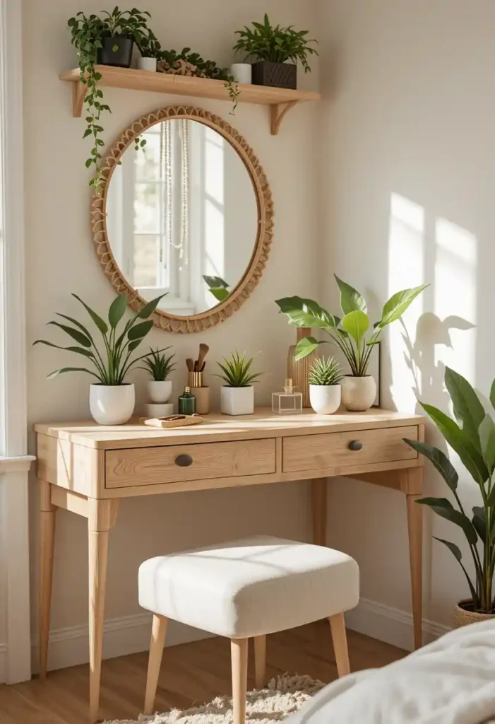 Create a Plant-Styled Vanity Area
