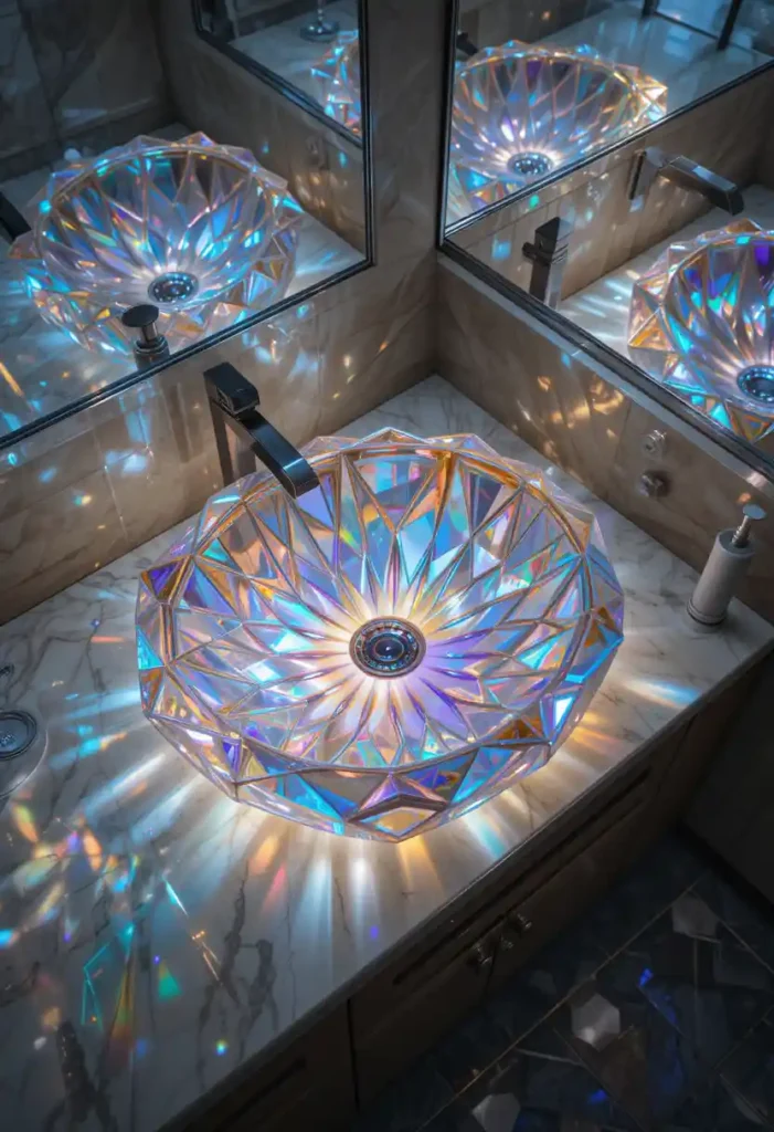 Crystalline Growth Pattern Sinks