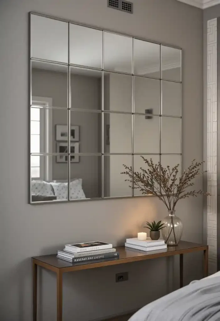 DIY Mirror Tile Installation