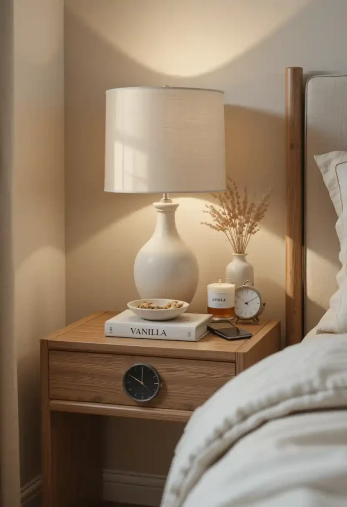 . Don’t Forget the Nightstand Styling