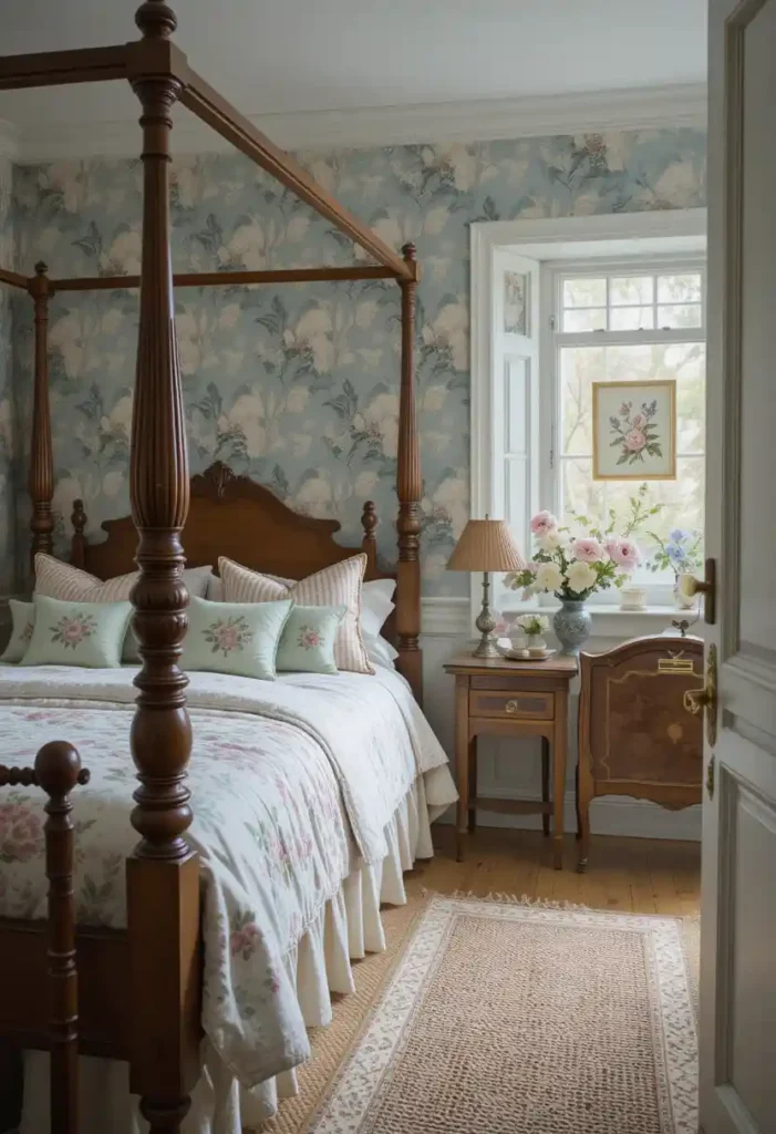 English Country Garden Blue'