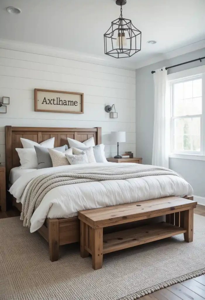 Farmhouse Blue and Shiplap