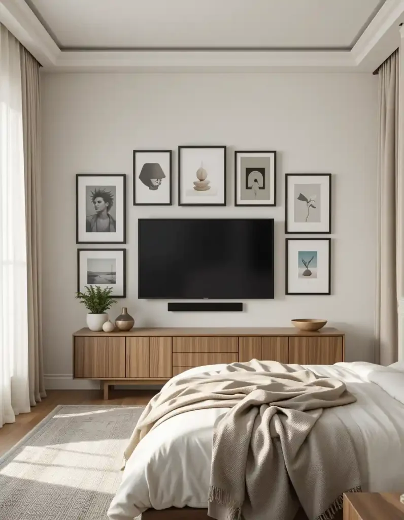Frame Your TV Like It’s Art (Bedroom) TV 