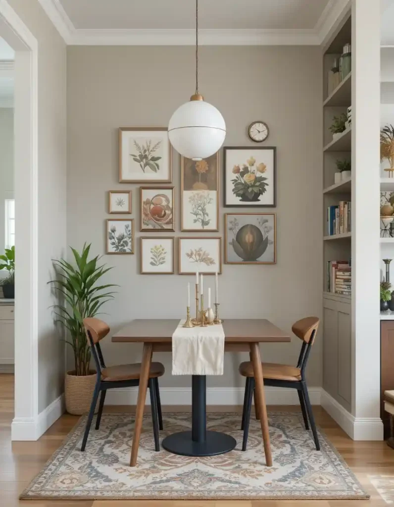 Gallery Wall Dining Moment