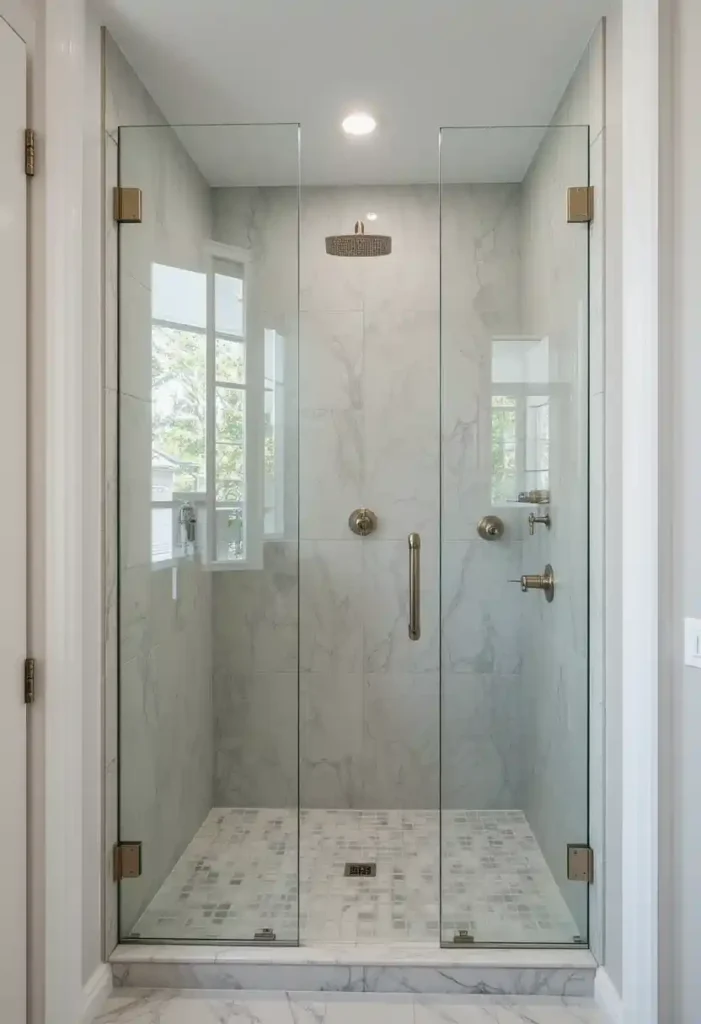 Glass Shower Doors: Transparency That Transforms