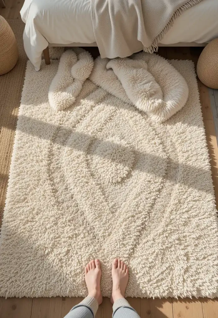 Go All-In on a Cozy Beige Rug