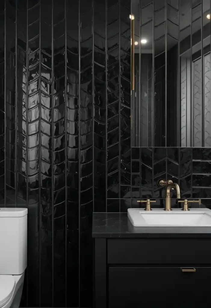 Incorporate Rich, Dark Tile Patterns