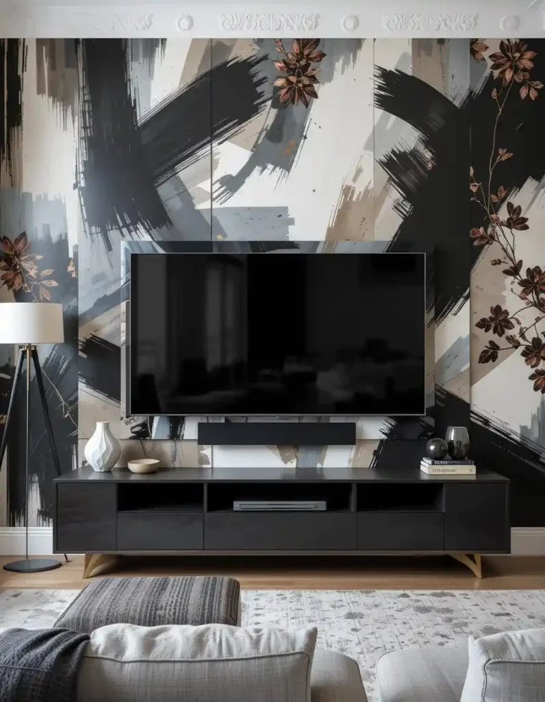 Incorporate a Statement Wallpaper or Mural