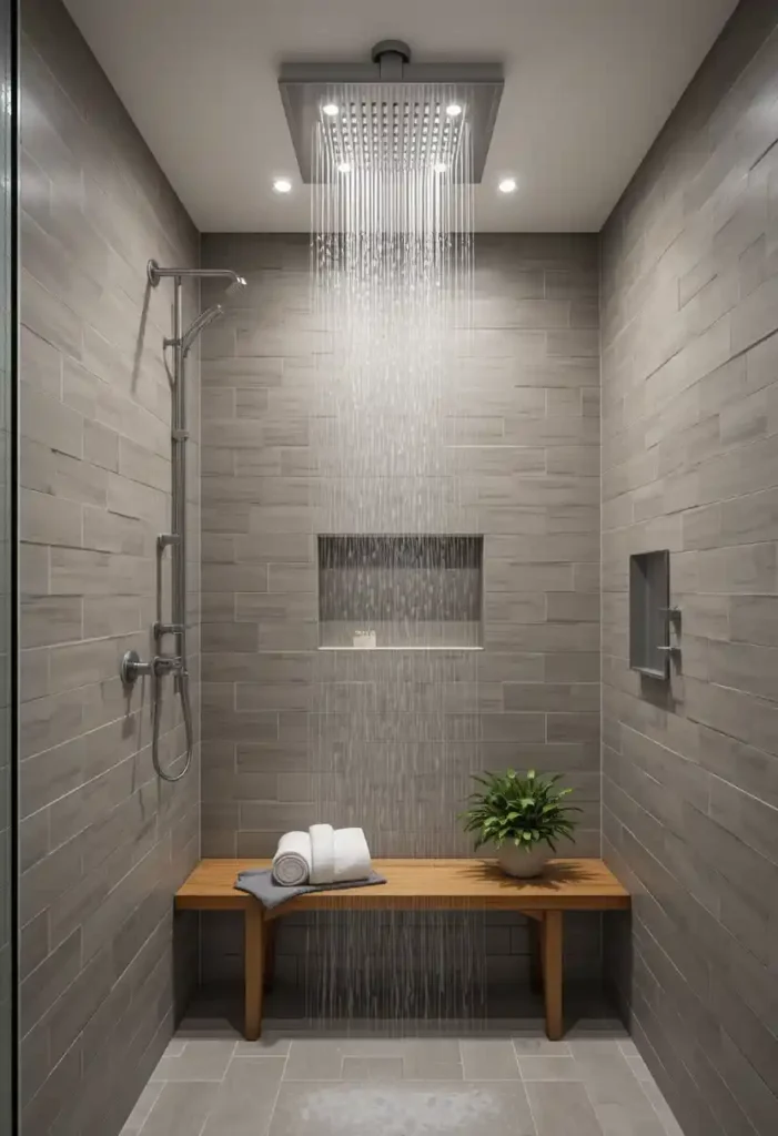 Install a Rainfall Showerhead