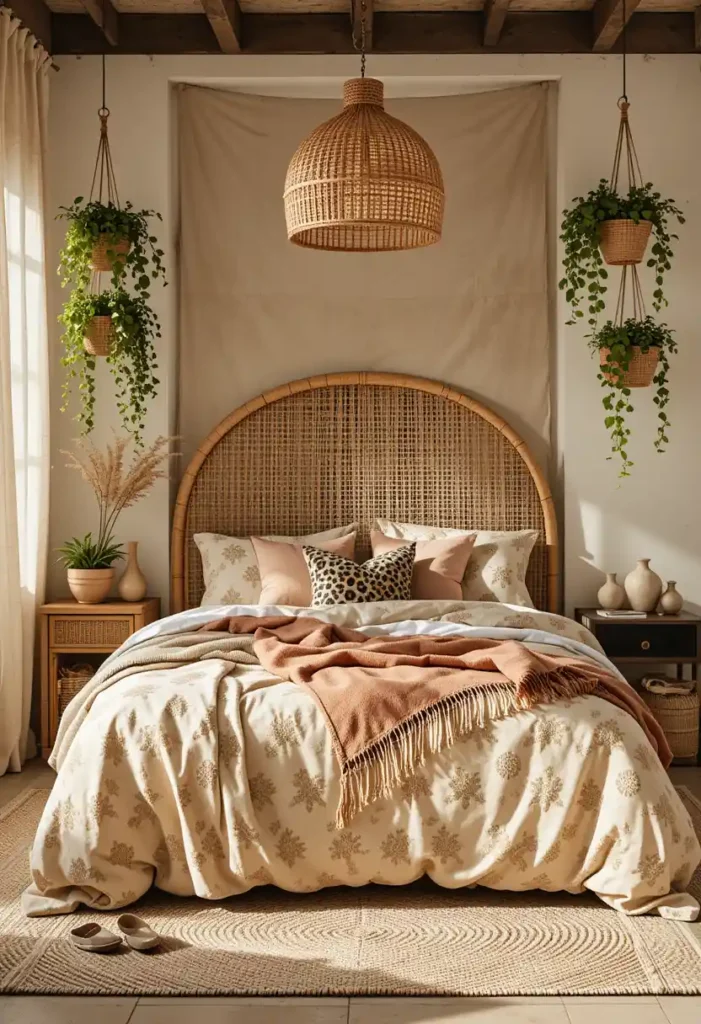 Lean into Boho-Chic with Leopard and Rattan
