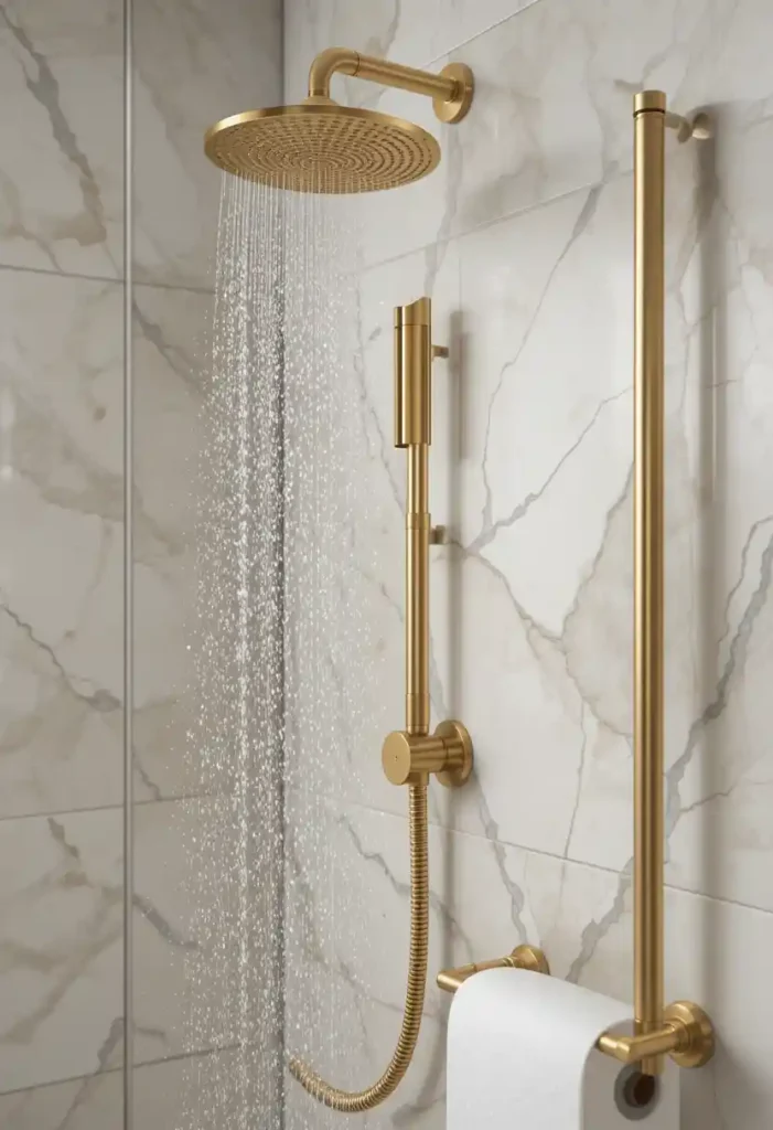 Luxurious Hardware and Fixtures: